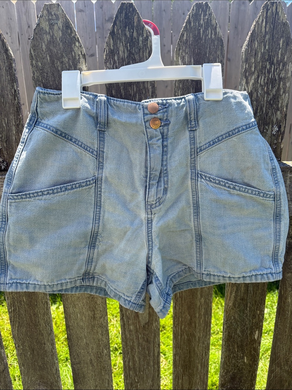 Universal Thread Light Blue High-Waist Denim Shorts
